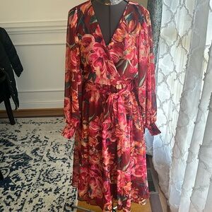 Flying Tomatoes Floral Dress